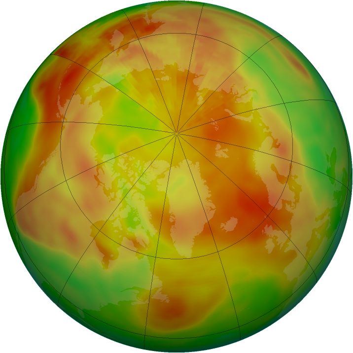 Arctic ozone map for 08 May 1979